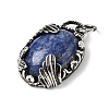 Dyed Natural Lapis Lazuli Pendants G-Z101-02AS-09-5