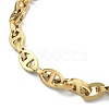 Ion Plating(IP) 304 Stainless Steel Oval Link Chain Necklaces for Women NJEW-D052-06G-2