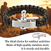 6 Sets Alloy D-Ring Anchor Shackle Clasps FIND-DC0007-79-4