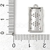 Brass Micro Pave Cubic Zirconia Pendants KK-R224-02P-3