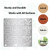 Stainless Steel Cutting Dies Stencils DIY-WH0238-113-6