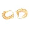 Brass Hoop Earring for Women EJEW-L288-001G-3