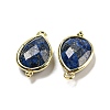Natural & Synthetic Mixed Gemstone Faceted Pendants G-M431-15G-3