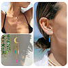 20Pcs Copper Wire Wrapped Natural Dyed Quartz Pendants PALLOY-TAC0247-8