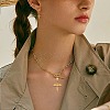 10Pcs 5 Colors 304 Stainless Steel Pendants STAS-SZ0001-45-6