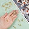 24Pcs Brass Screw On Clip-on Earring Findings KK-SP0001-20G-3