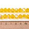 Electroplate Glass Beads Strands EGLA-A034-T10mm-L30-4