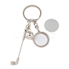 Golf Alloy Sublimation Blanks Keychains AL-CBAF9A1-02P-05-1