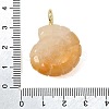 Natural Topaz Jade Carved Pendants G-C282-01M-3