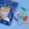 40Pcs 10 Colors Acrylic Beads SACR-SC0001-04-4