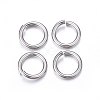 Tarnish Resistant 304 Stainless Steel Open Jump Rings STAS-F174-12P-1