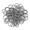 100Pcs Baking Paint Zinc Alloy Open Jump Rings FIND-WH0032-85B-09-1