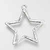 Tibetan Style Alloy Pendants TIBE-S310-006AS-LF-2