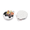Halloween Theme Alloy and Enamel Pendants ENAM-T021-31F-01P-2