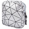 Square PU Leather Sanitary Napkin Storage Zipper Bags ABAG-WH20009-10A-1