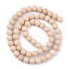 Natural Fossil Beads Strands X-G-E110-6mm-2-6