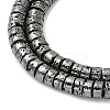 Electroplated Synthetic Non-Magnetic Hematite Beads Strands G-U003-16B-3