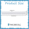 200Pcs PE Makeup Brush Protector Reusable Expandable Mesh Cover MRMJ-GF0001-51B-2