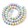 Ombre Effect Dyed Glass Beads Strands GLAA-C023-02-B01-2
