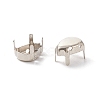 Brass Sew on Prong Settings KK-G246-7x10mm-P-2