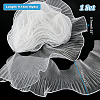 10 Yards Polyester Pleated Lace Trim OCOR-GA0001-72B-2