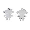 Non-Tarnish 201 Stainless Steel Pendants STAS-T044-271P-2