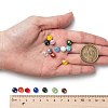 18 Colors Electroplate Glass Beads EGLA-JP0002-03B-8mm-6