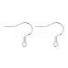 925 Sterling Silver Flat Coil Earwire STER-S002-53-1