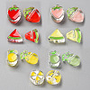 14Pcs 7 Style Transparent Enamel Acrylic Beads TACR-FS0001-18-1