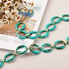 Handmade Imitation Gemstone Style Acrylic Chains AJEW-JB00979-02-3