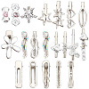 Zinc Alloy & Iron Alligator Hair Clips PHAR-SP0001-04A-1