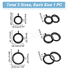 3Pcs 3 Style 304 Stainless Steel Locket Pendants FIND-UN0001-83EB-4