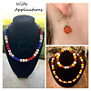 30Pcs Glass Rhinestone Clay Pave Round Beads RB-TA0001-27B-9
