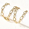 304 Stainless Steel Cable Chain Necklaces with Spring Ring Clasps for Women NJEW-Z091-09G-3