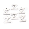 Non-Tarnish 304 Stainless Steel Pendant Rhinestone Settings STAS-F267-09Z-P-1