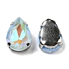 Mocha Fluorescent(MI) Teardrop Sew on Rhinestone GGLA-R043-02B-P01-2