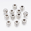 Antique Silver Rondelle Beads X-AB793-1