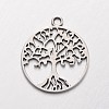 Tibetan Style Alloy Pendants TIBEP-5347-AS-FF-1