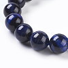 Natural Blue Tiger Eye Beads Strands X-G-G099-10mm-13-3