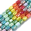 Electroplate Glass Beads Strands EGLA-C004-07-1