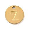 Ion Plating(IP) 304 Stainless Steel Pendants FIND-M017-02G-Z-1