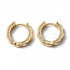 Clear Cubic Zirconia Hoop Earrings EJEW-P229-03G-1
