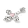 Alloy with Glass Pendants LS-PALLOY-P294-03P-02-3