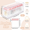 Transparent Acrylic Jewelry Storage Box Sets CON-WH0110-007B-2