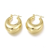 Brass Hoop Earrings EJEW-H104-19G-1