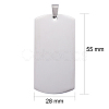 Tarnish Resistant 304 Stainless Steel Big Pendants STAS-I140-19A-S-3