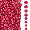 8 Strands 4 Styles Opaque Solid Color Glass Beads Strands EGLA-LT0001-04C-6