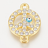 Alloy Rhinestone Links connectors LS-ALRI-S170-33G-1