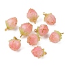 Handmade Flower Epoxy Resin Pendants KY-S163-103D-2