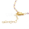 Natural Mixed Stone Handmade Beaded Chains Bracelet Making AJEW-JB00907-4
